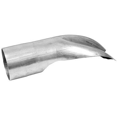 AP Exhaust Exhaust Tip, Single, Diffuser Tip, Flared, Stainless Steel, Chrome, 4.00 in. Inlet - 24011