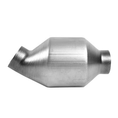 AP Exhaust Catalytic Converter, EPA OBDII Universal BMW/Jeep. Spun Stainless, 5 in. Round, 10 in. - 608825