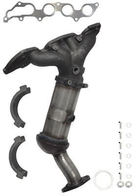 AP Exhaust Catalytic Converters, AP Exhaust Direct-Fit Catalytic Converters, Stainless Steel Case - 641625