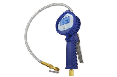 Astro Pneumatic Tool Company Tire Pressure Gauge, Inflator, Digital, 3-175 psi, Blue Backlit, Blue - 3018