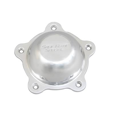 American Racing Center Cap, Aluminum, Polished, Bolt-On, Dome Style, Salt Flat Special Design, Each - 3505293SF