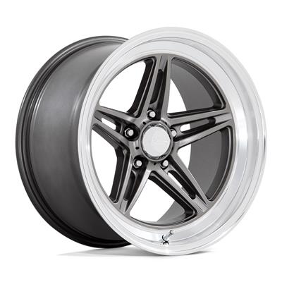 American Racing Wheels, American Racing VN514 Groove Anthracite Wheels with Diamond Cut Lip, 18 x - S0907