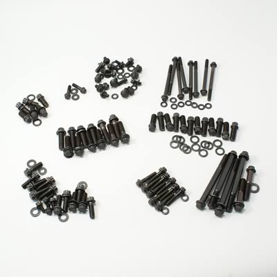ARP Engine Bolt Kit, Chromoly, Black Oxide, Chevy, 5.7L, LT1, LT4, with Headers, Kit - 5349703