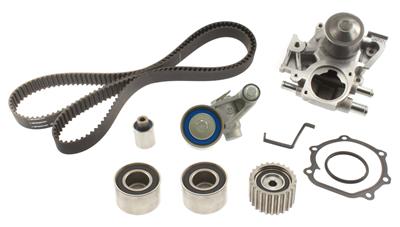 Aisin World Timing Belt and Water Pump Service Kit, with Hydraulic Tensioner, Saab, Subaru, Kit - TKF004