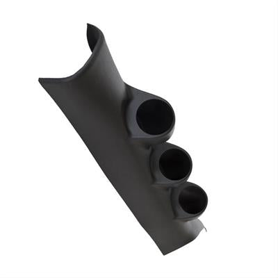 AutoMeter Gauge Pod, Pillar, Triple, 2 1/16 in., Black, Full Pillar Coverage, Chevy, GMC, Each - 17121
