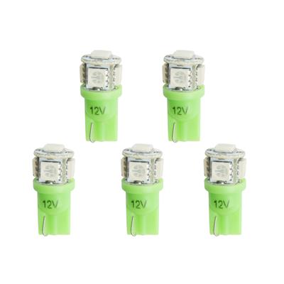 AutoMeter LED Replacement Bulb, Green, Set of 5 - 3285K