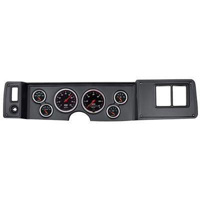 AutoMeter Instrument Cluster, Designer Black Series, Tachometer, Speedometer, Fuel Level, Oil - 7023DB