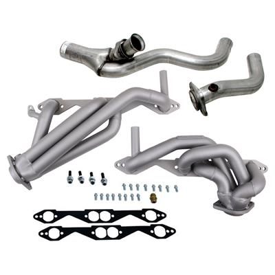 BBK Performance Headers, Shorty, Steel, Titanium Ceramic Coated, Chevy, Small Block, 5.7L, Pair - 1567