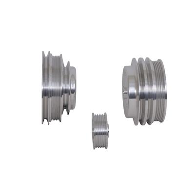 BBK Performance Pulley Kit, Serpentine, Aluminum, Polished, Chevy, GMC/Pontiac, F-Body, Set - 1598