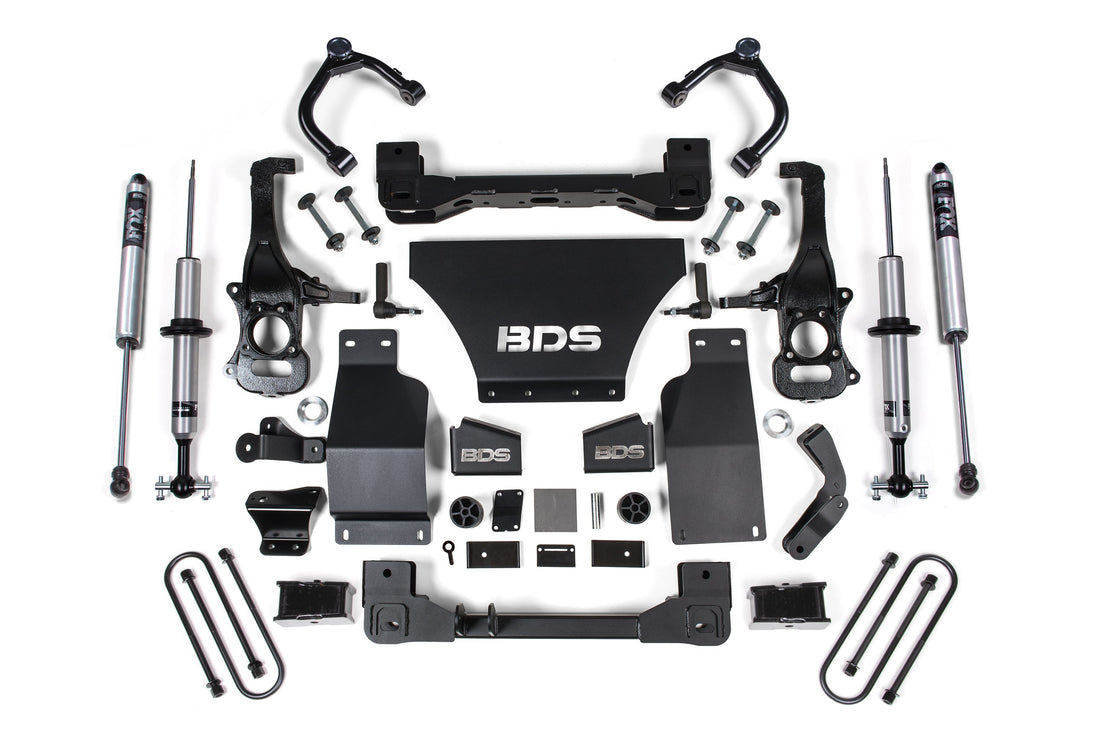 4 Inch Lift Kit | Chevy Silverado or GMC Sierra 1500 (25-26) 4WD | Gas