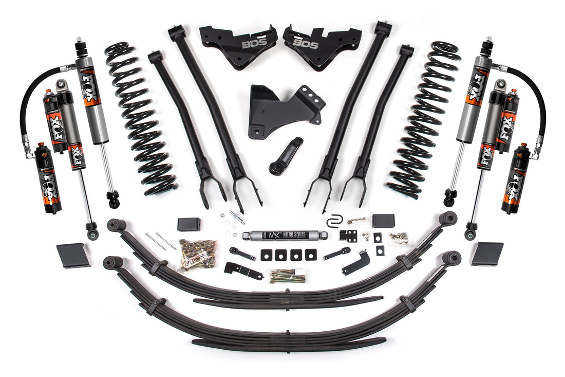 5 Inch Lift Kit w/ 4-Link | Ford F250/F350 Super Duty (23-26) 4WD | Diesel