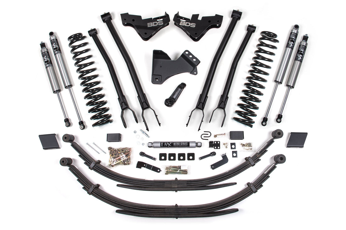 5 Inch Lift Kit w/ 4-Link | Ford F250/F350 Super Duty (23-26) 4WD | Diesel