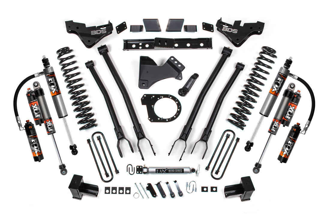 7 Inch Lift Kit w/ 4-Link | Ford F250/F350 Super Duty (23-26) 4WD | Diesel