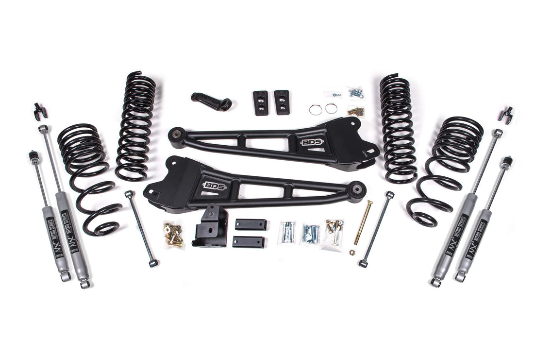 4 Inch Lift Kit w/ Radius Arm | Ram 2500 (14-18) 4WD | Diesel