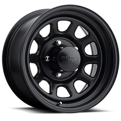 Black Rock Series 942 Type D Matte Black Wheels - 942791245