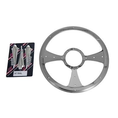 Billet Specialties Half-Wrap Steering Wheels - P30096
