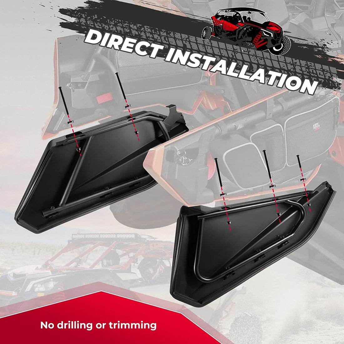 Soft Cab Enclosure and Lower Door Inserts for Can-Am Maverick X3 MAX - view 10