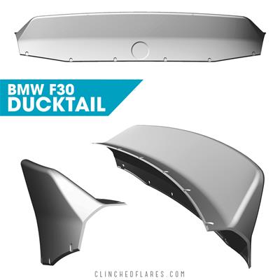 Clinched Ducktail Spoilers - DUCKF30