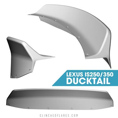 Clinched Ducktail Spoilers - DUCKIS350