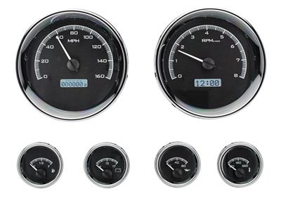 Dakota Digital VHX Series Universal Round Analog Gauge Kits - MHX1024KW