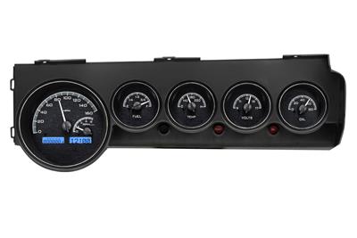 Dakota Digital VHX Series Direct-Fit Analog Gauge Systems - VHX70DSTDKB
