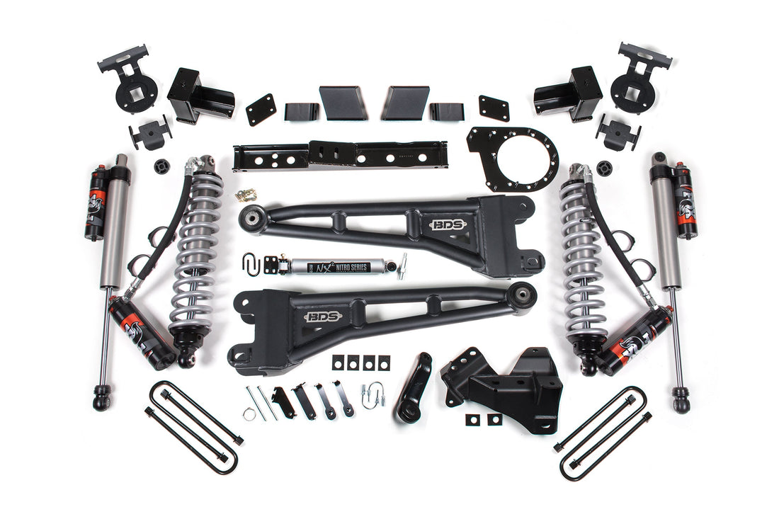 7 Inch Lift Kit w/ Radius Arm | FOX 2.5 Coilover Conversion - Performance Elite | Ford F350 Super Duty DRW (23-26) 4WD | Diesel