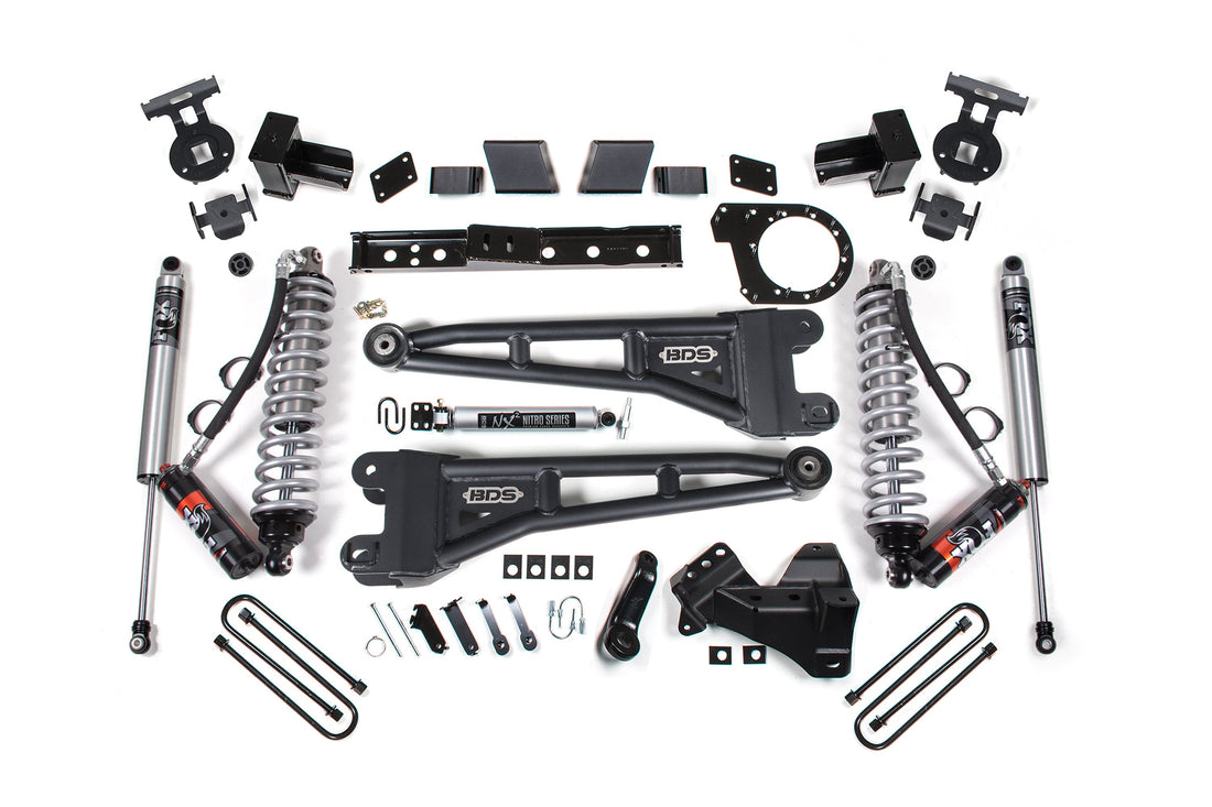 7 Inch Lift Kit w/ Radius Arm | FOX 2.5 Coilover Conversion - Performance Elite | Ford F350 Super Duty DRW (23-26) 4WD | Diesel