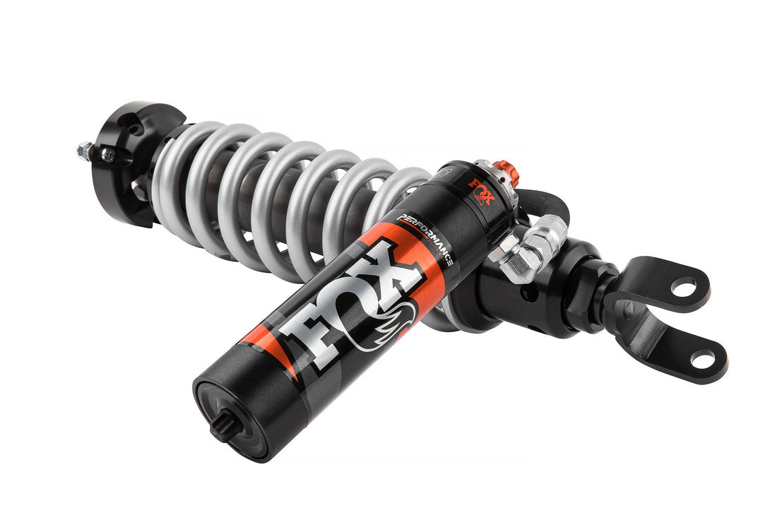 FOX 2.5 Coilover Shocks w/ DSC Reservoir Adjuster | 2-3 Inch Lift | Performance Elite Series | Ram 1500 (19-26) 4WD