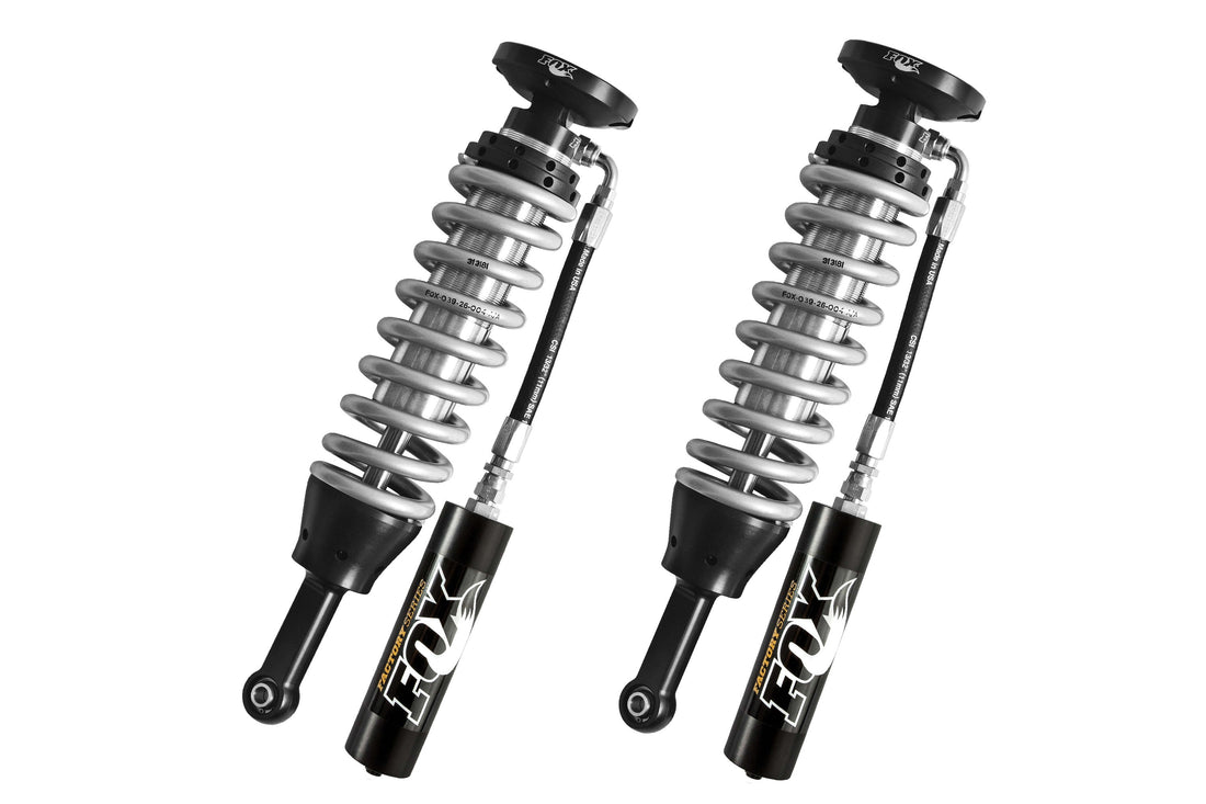 FOX 2.5 Coilover Shocks w/ Reservoir | 0-3 Inch Lift | Factory Series | Toyota Tundra (07-21) With UCA