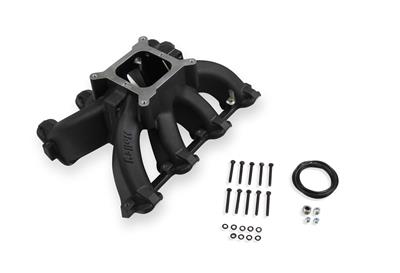 Holley LS Split Design Carbureted Intake Manifolds - 300256BK