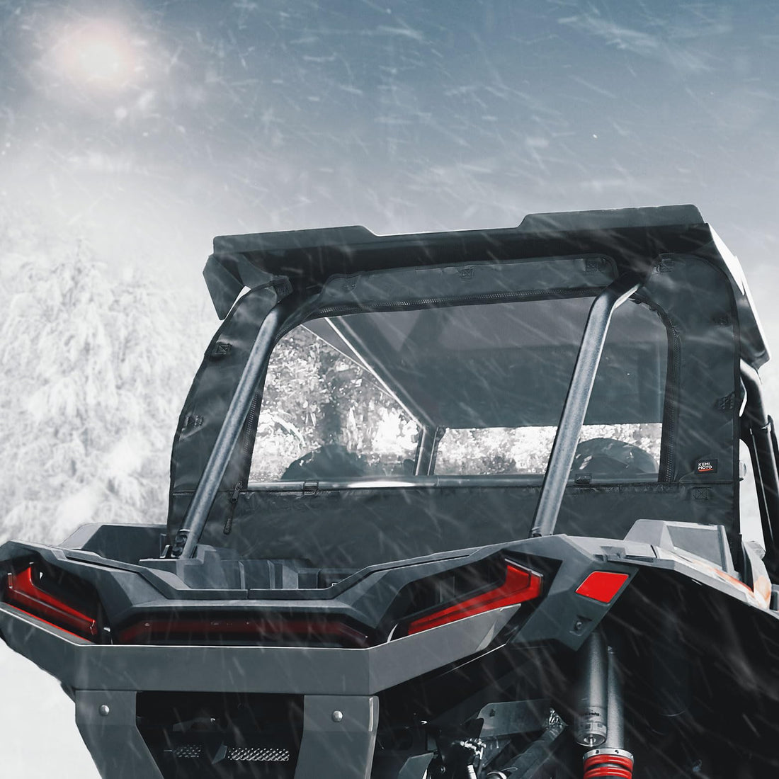 Soft Rear Windshield for Polaris RZR XP 1000 /4 2014-2023 - view 1