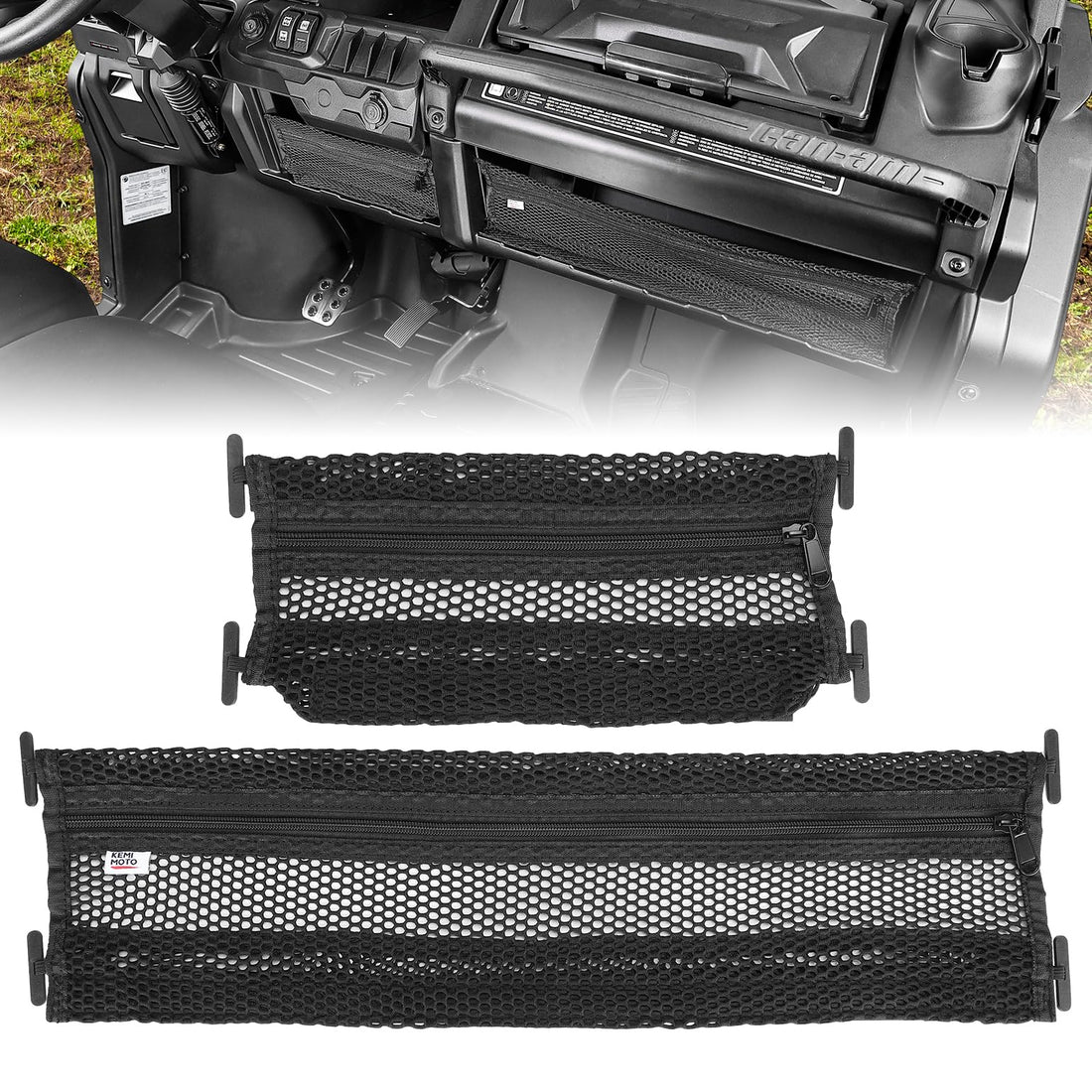 2PCS Dash Storage Nets for Can-Am Defender / MAX - view 1