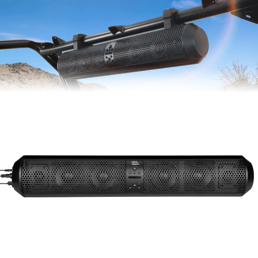6 Speaker 28" UTV Bluetooth Sound Bar for Can-Am Maverick / X3 / Trail / Defender / Commander - view 1