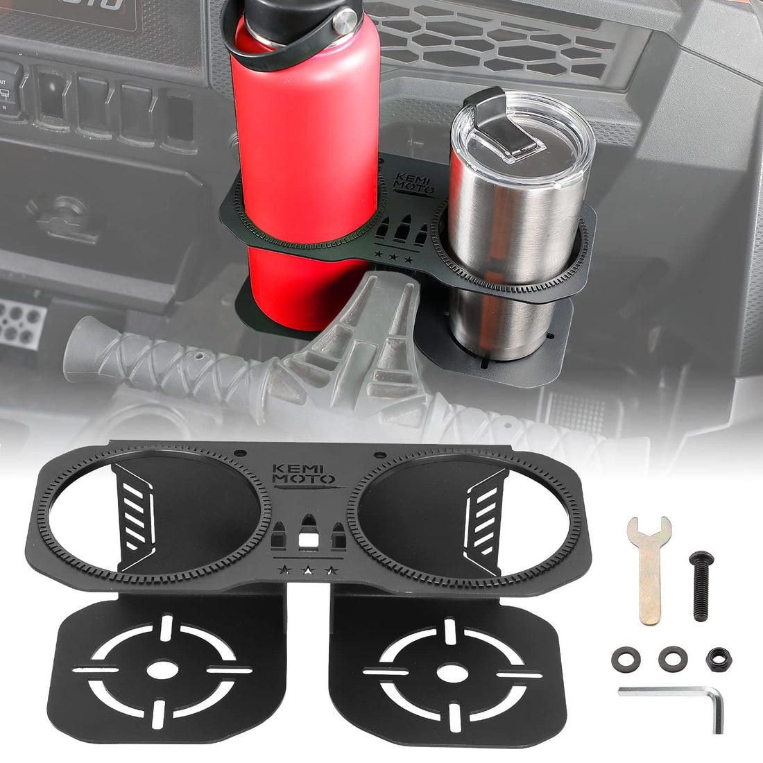 Upgrade Stable Grab Bar Cup Holder for Polaris RZR XP - view 1