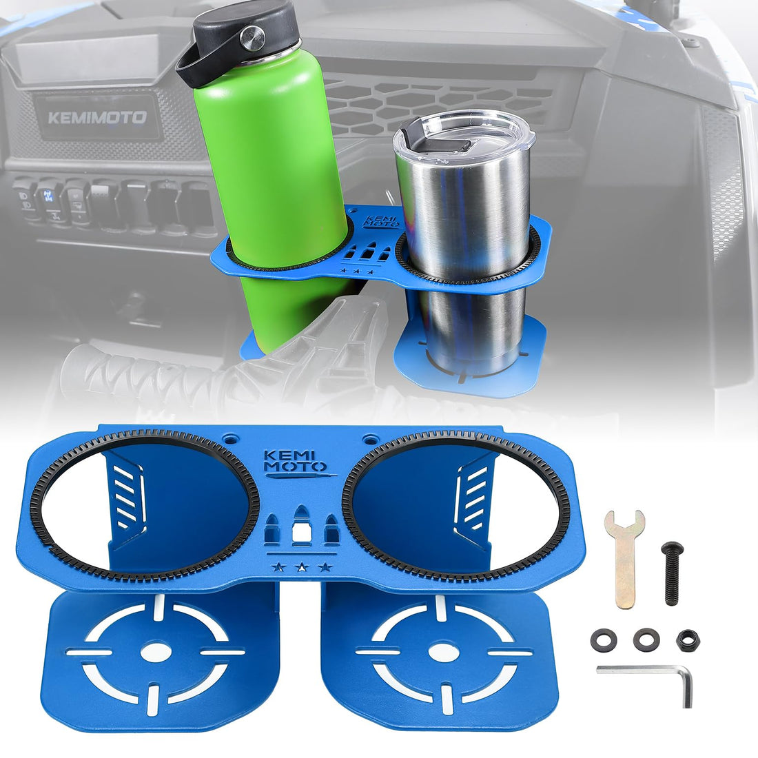 Upgrade Stable Grab Bar Cup Holder for Polaris RZR XP - view 2