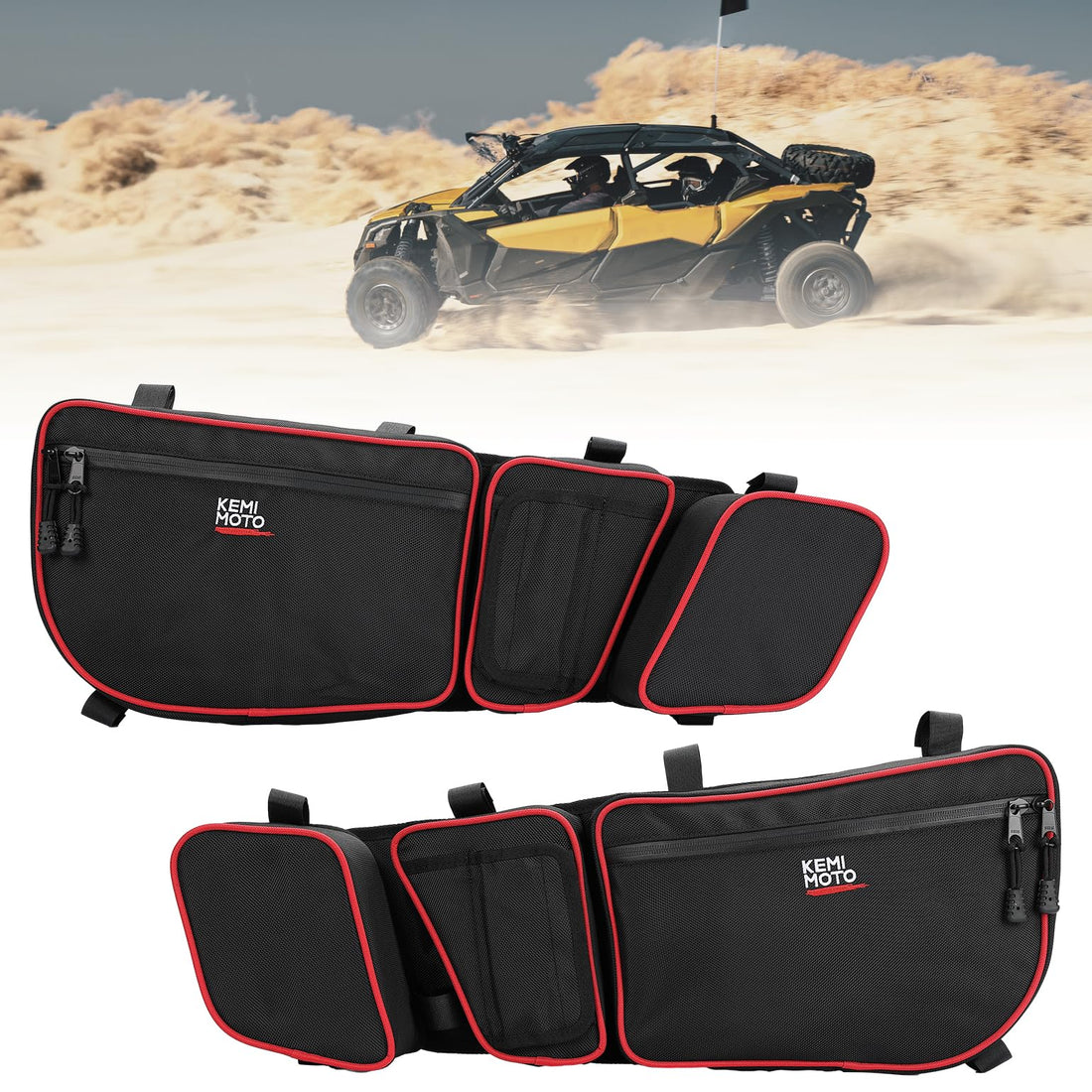 Flip Windshield and Door Bags for 2017+ Can-Am Maverick X3 - view 3