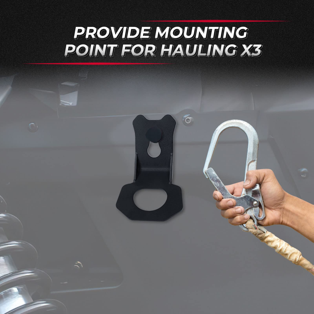 4PCS Tie Down Brackets Hooks for Can-Am Maverick X3 / MAX - view 2