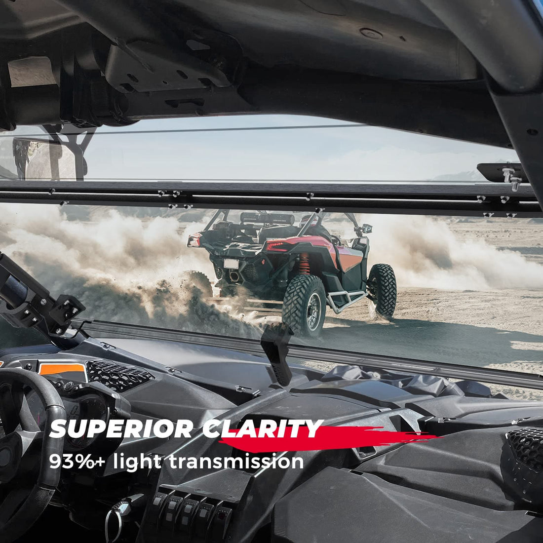 Flip Windshield and Soft Cab Enclosures for 2017+ Can-Am Maverick X3 - view 4