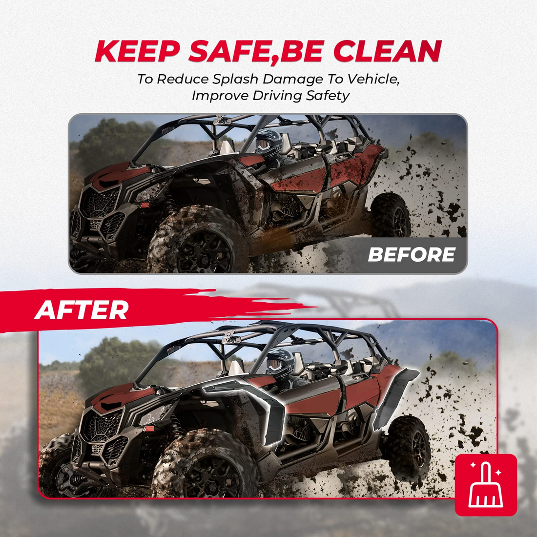 Extended Fender Flares & Door Bags for Can-Am Maverick X3 - view 5