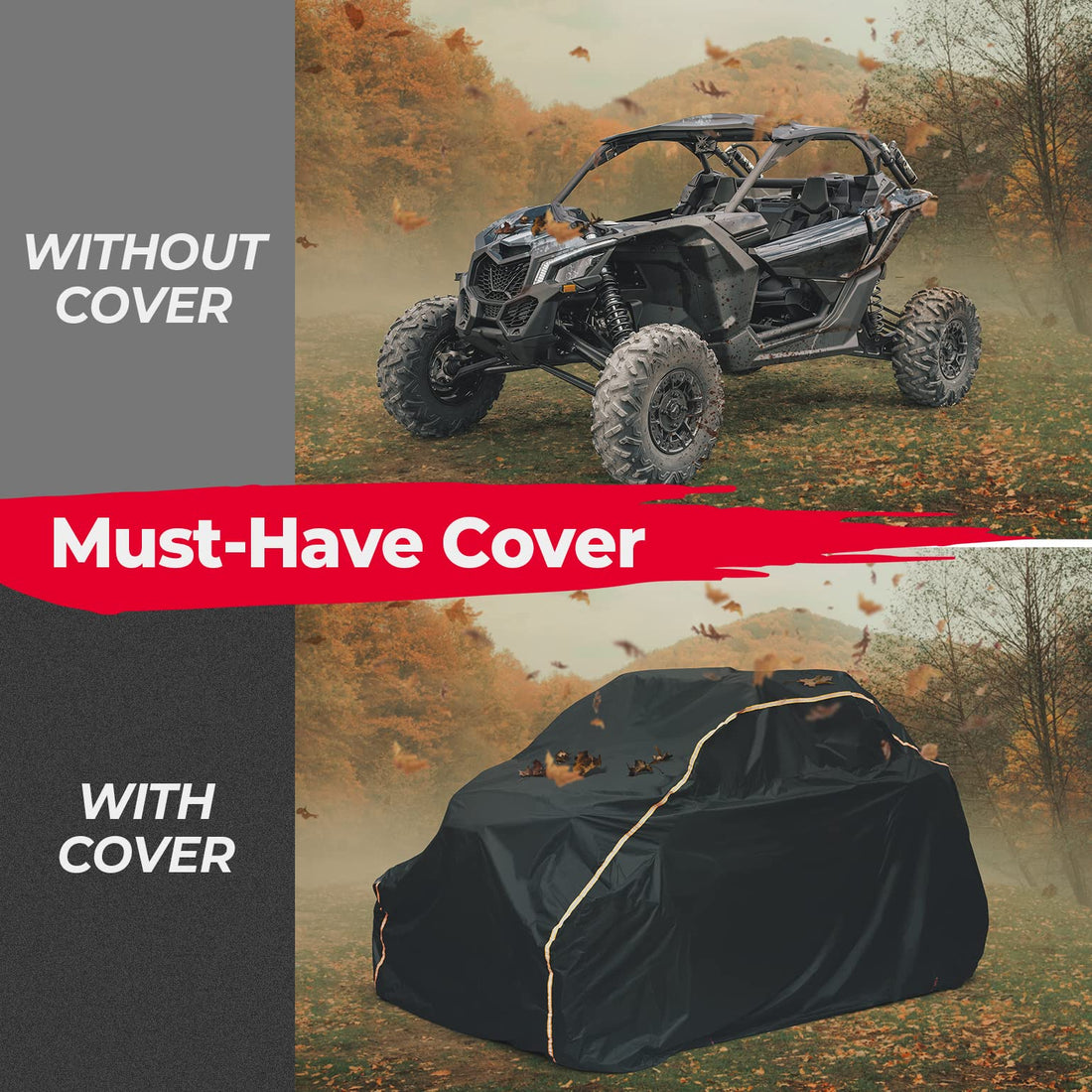 UTV Cover for Can-Am Maverick X3, Polaris RZR, Kawasaki - view 2