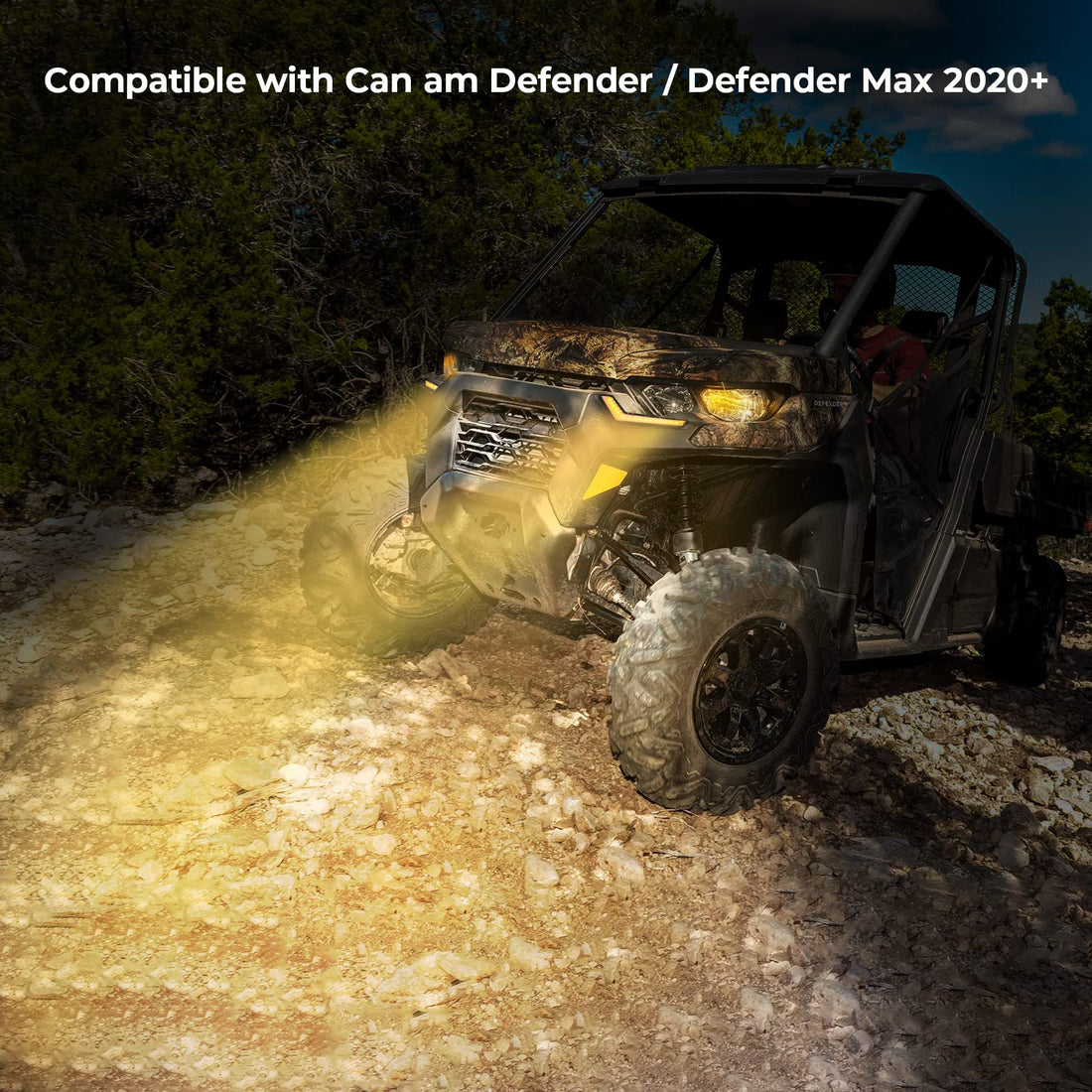 DRL Signal Light & 14L Storage Box for Can-Am Defender - view 3
