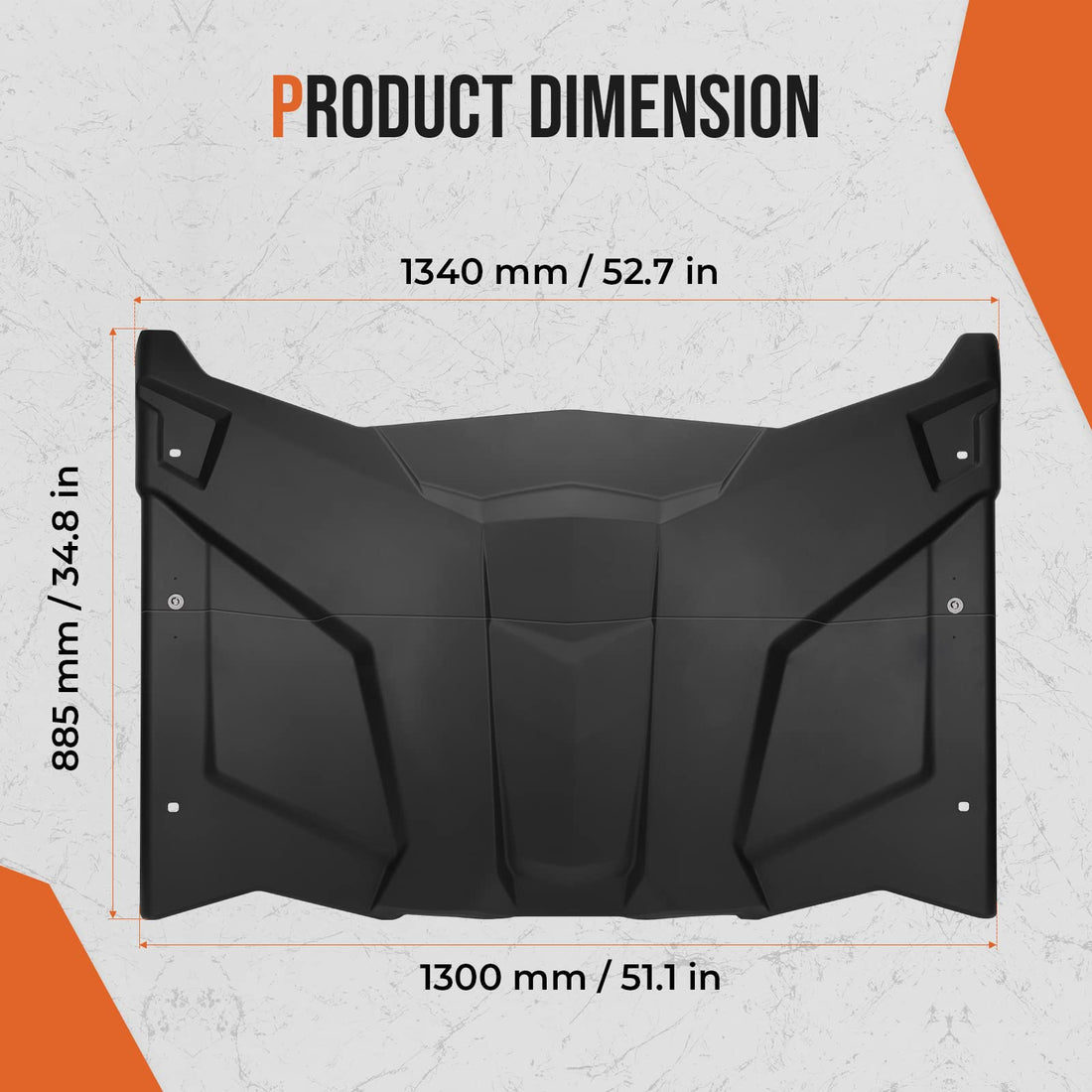 Plastic Roof & Nerf Bars for Can-Am Maverick X3 - view 10