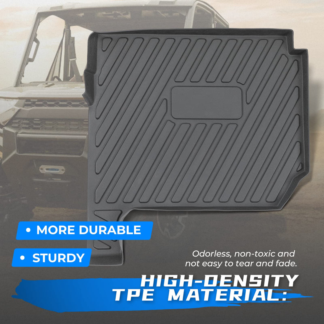 Floor Mats for Polaris Ranger Crew XP 1000 (2019-2024) 4 Pcs - view 3