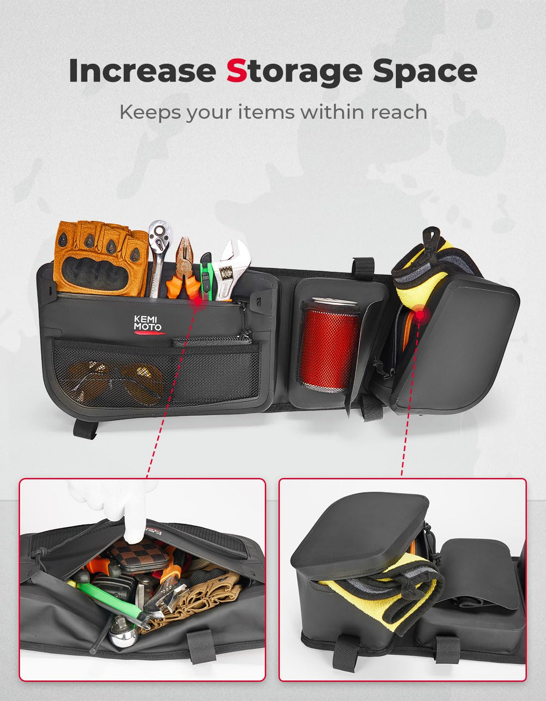 Update Water-repellent Door Bags for Can-Am Maverick X3 / MAX - view 3