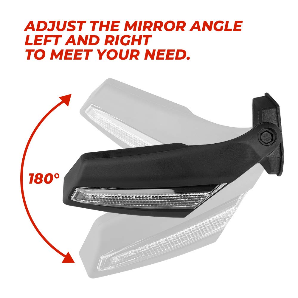 One Pair LED Side Mirrors for Can-Am Maverick X3 | X3 MAX - view 3