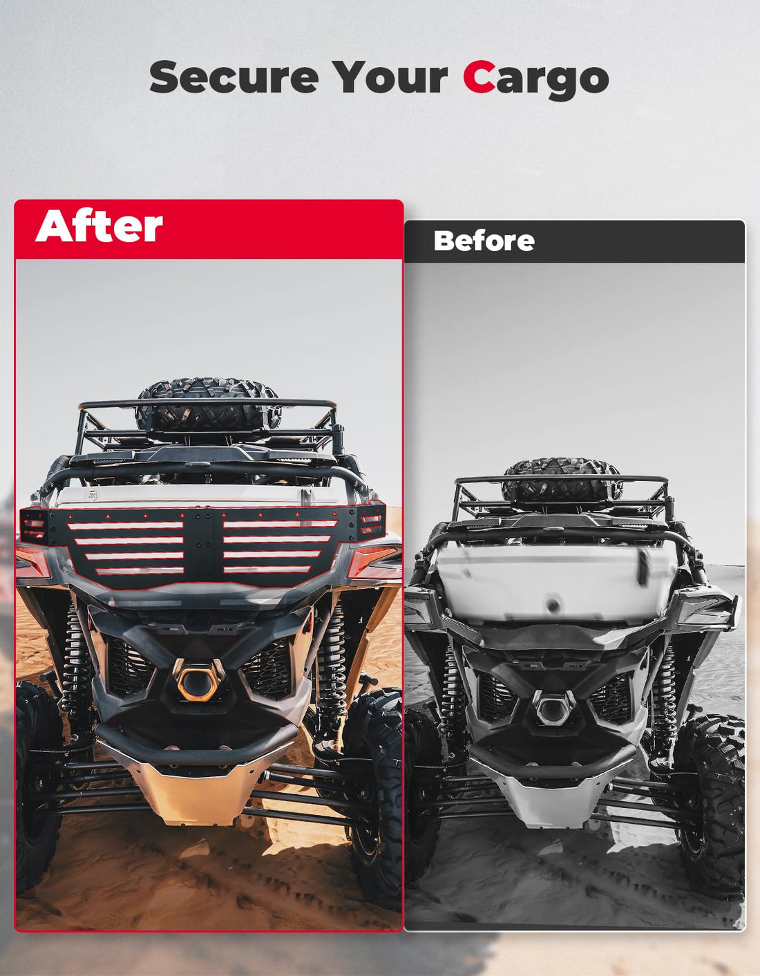 Front Lower Doors & Rear Cargo Tailgate for Can-Am Maverick X3 - view 10