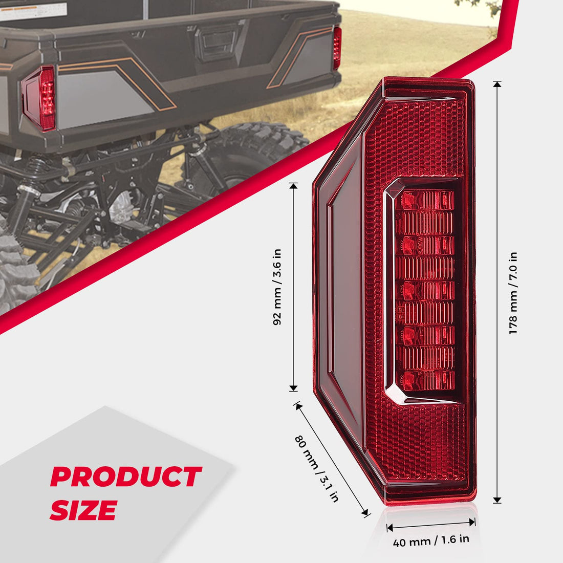 Tail Light for Polaris Ranger / General (1 PCS) - view 4