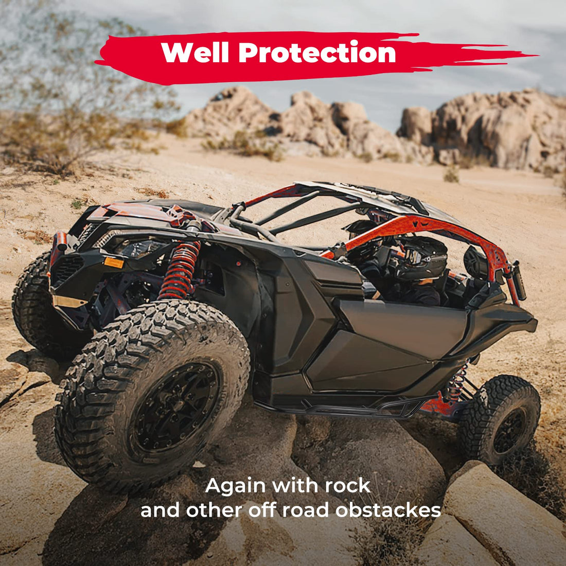 Plastic Roof & Nerf Bars for Can-Am Maverick X3 - view 7