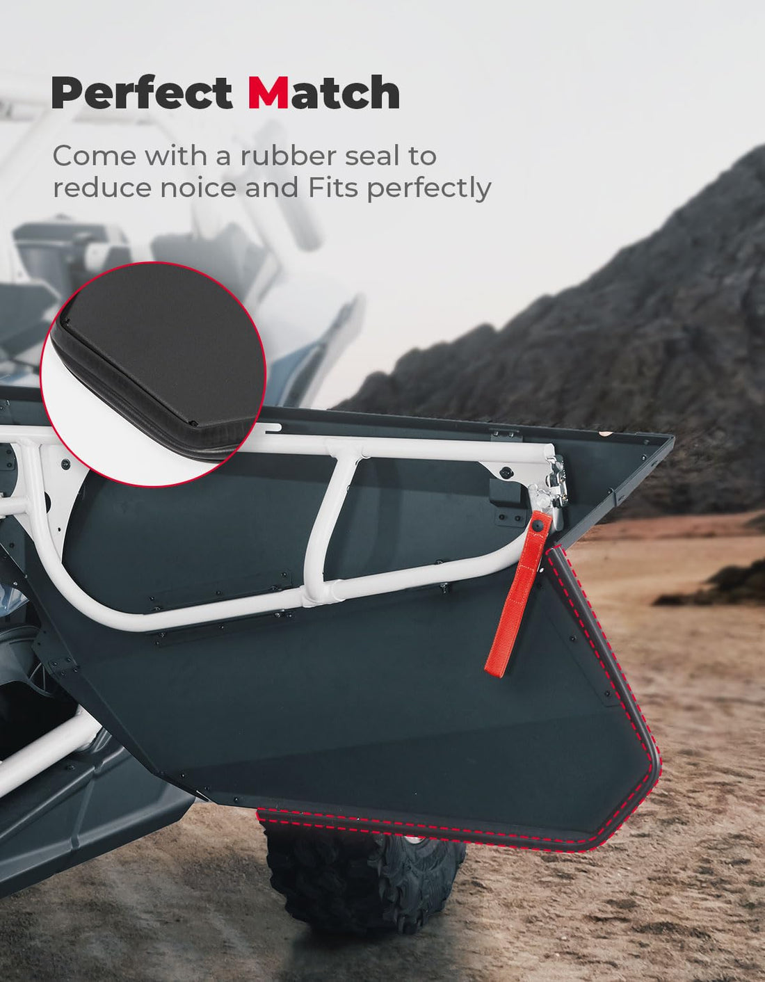 Set of Aluminum Front Full Doors for Can-Am Maverick X3 and X3 Max - view 5