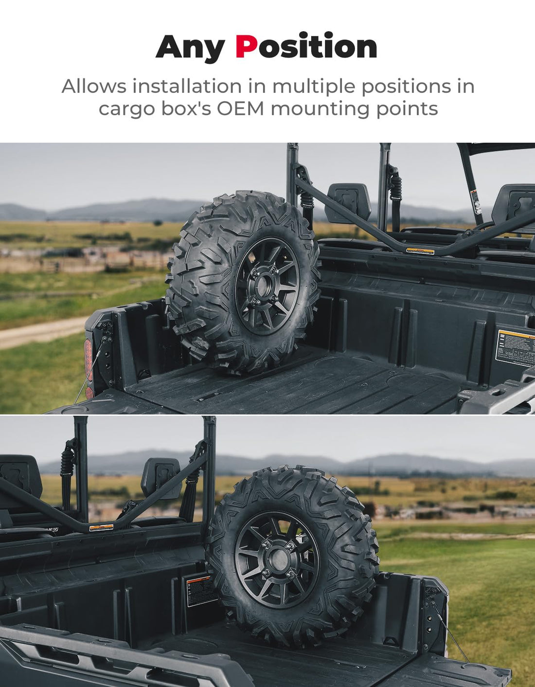 UTV Spare Tire Holder for Can-Am Defender HD5|7|8|9|10 - view 4